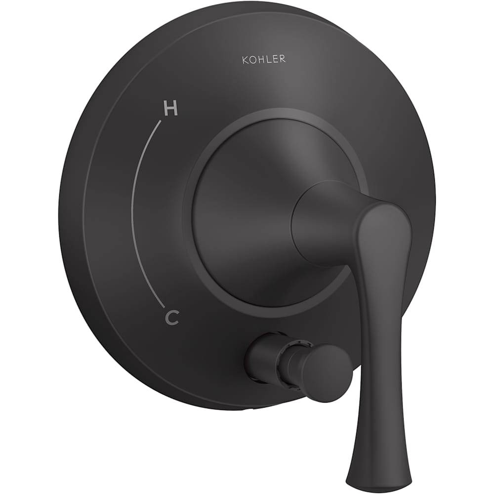 Buckley Pressure Balanced Valve Trim Only with Single Lever Handle and Integrated Diverter - Less Rough In