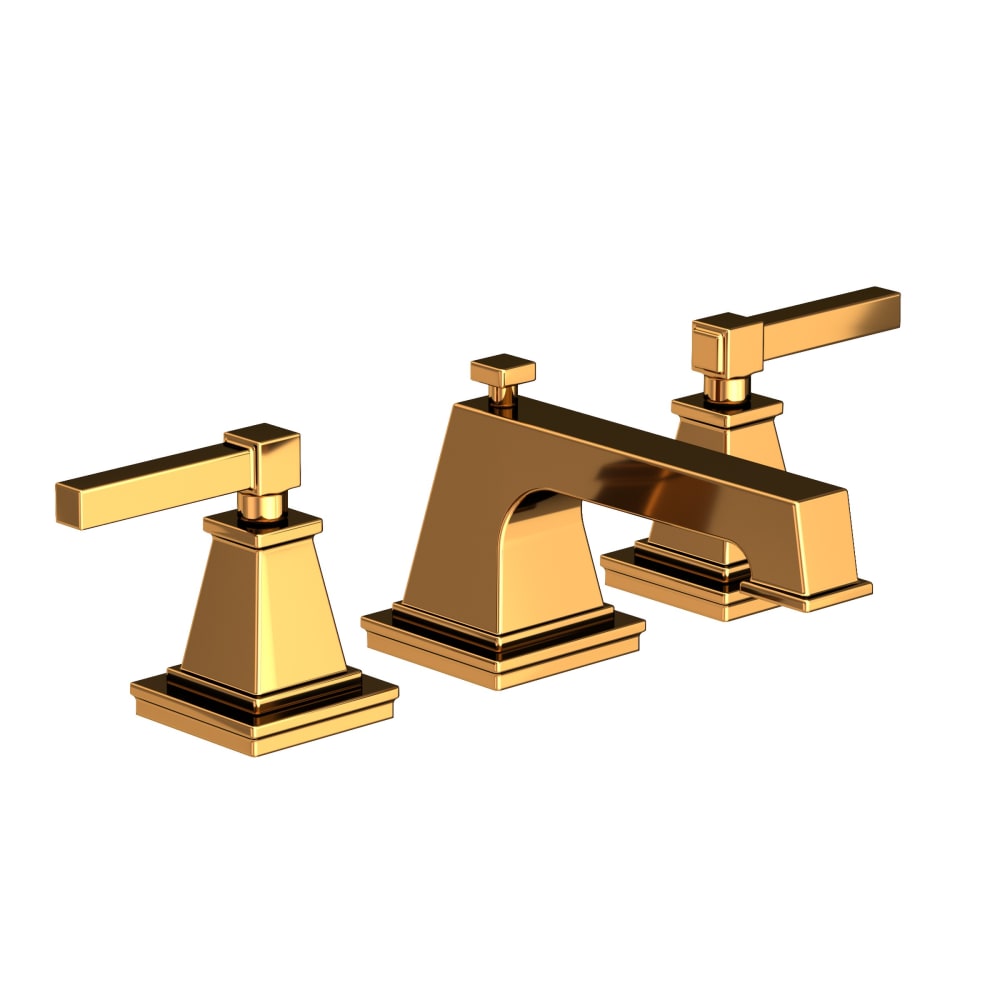 Malvina 1.2 GPM Widespread Bathroom Faucet with Pop-Up Drain Assembly with Lever Handles