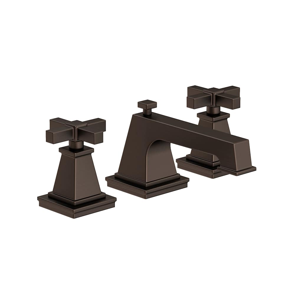 Malvina 1.2 GPM Widespread Bathroom Faucet with Pop-Up Drain Assembly with Cross Handles