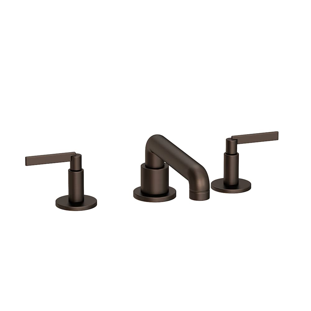 Tolmin 1.2 GPM Widespread Bathroom Faucet with Lever Handles and Angled Spout