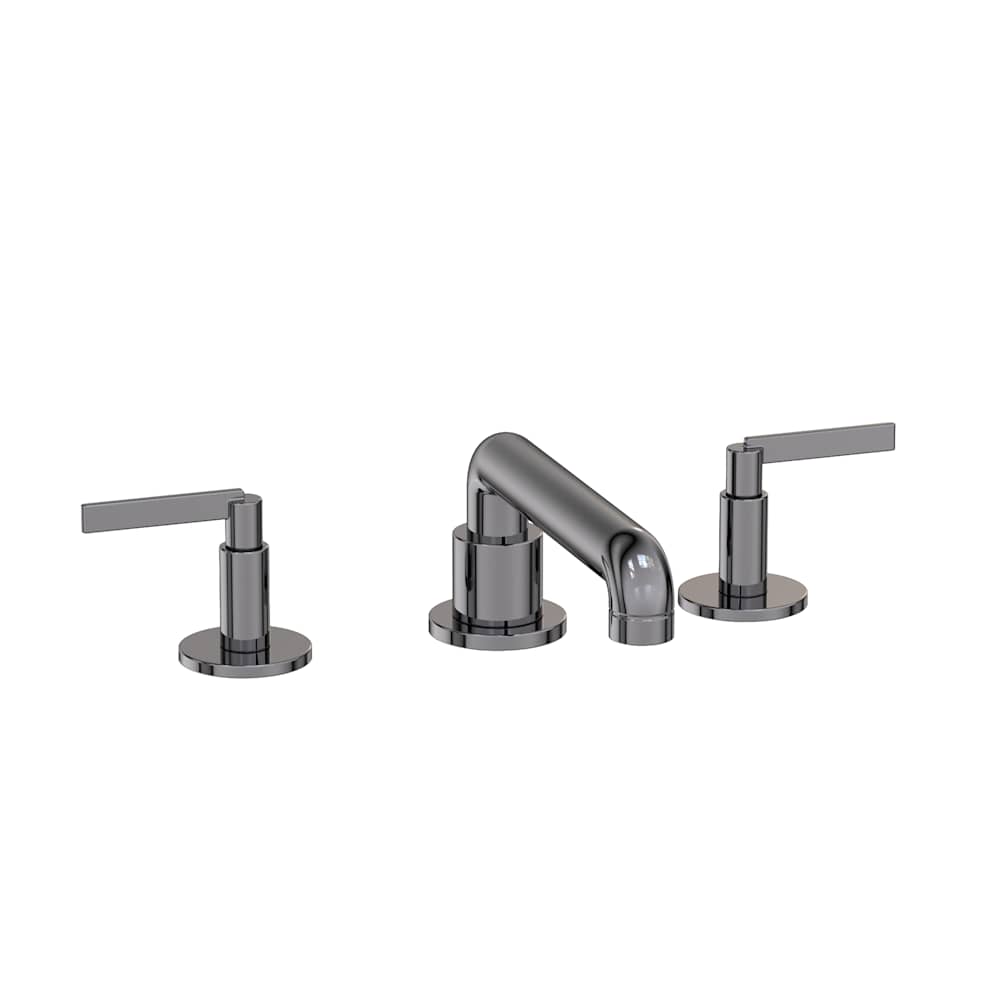 Tolmin 1.2 GPM Widespread Bathroom Faucet with Lever Handles and Angled Spout