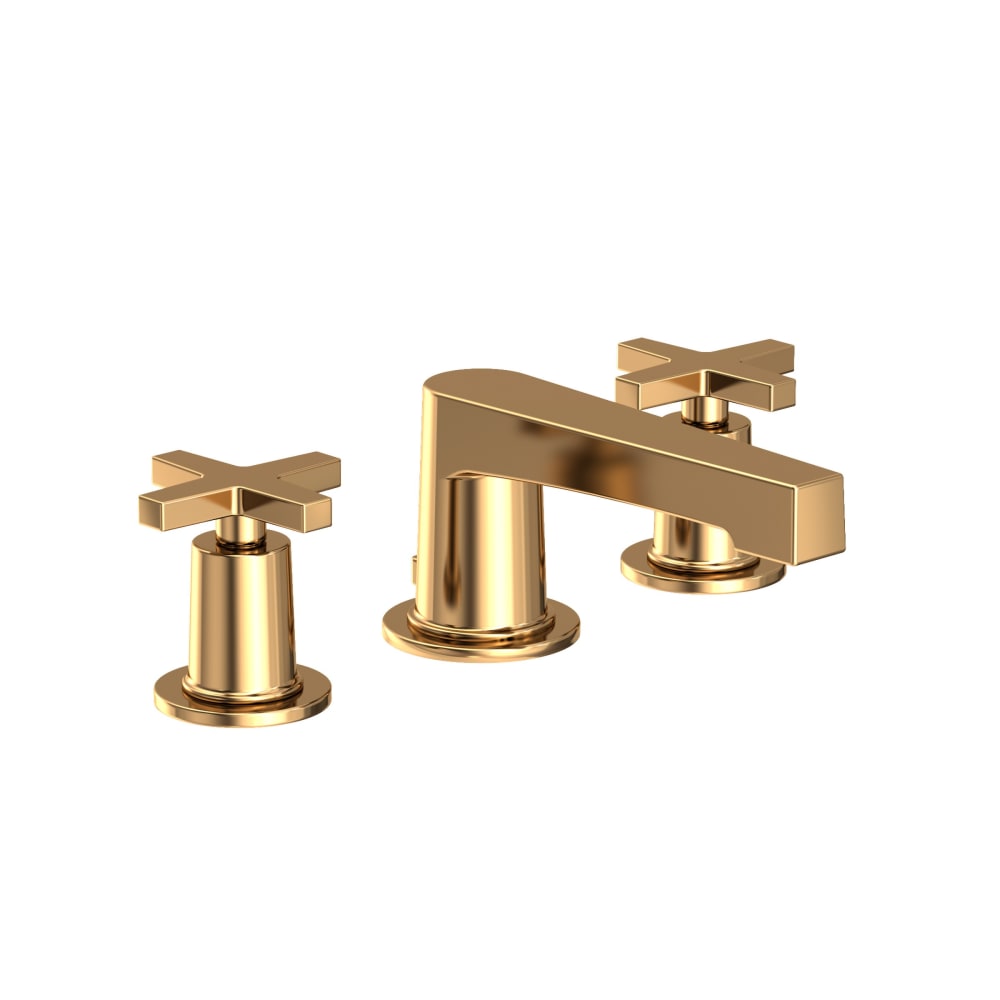 Dorrance 1.2 GPM Widespread Bathroom Faucet with Pop-Up Drain Assembly with Cross Handles
