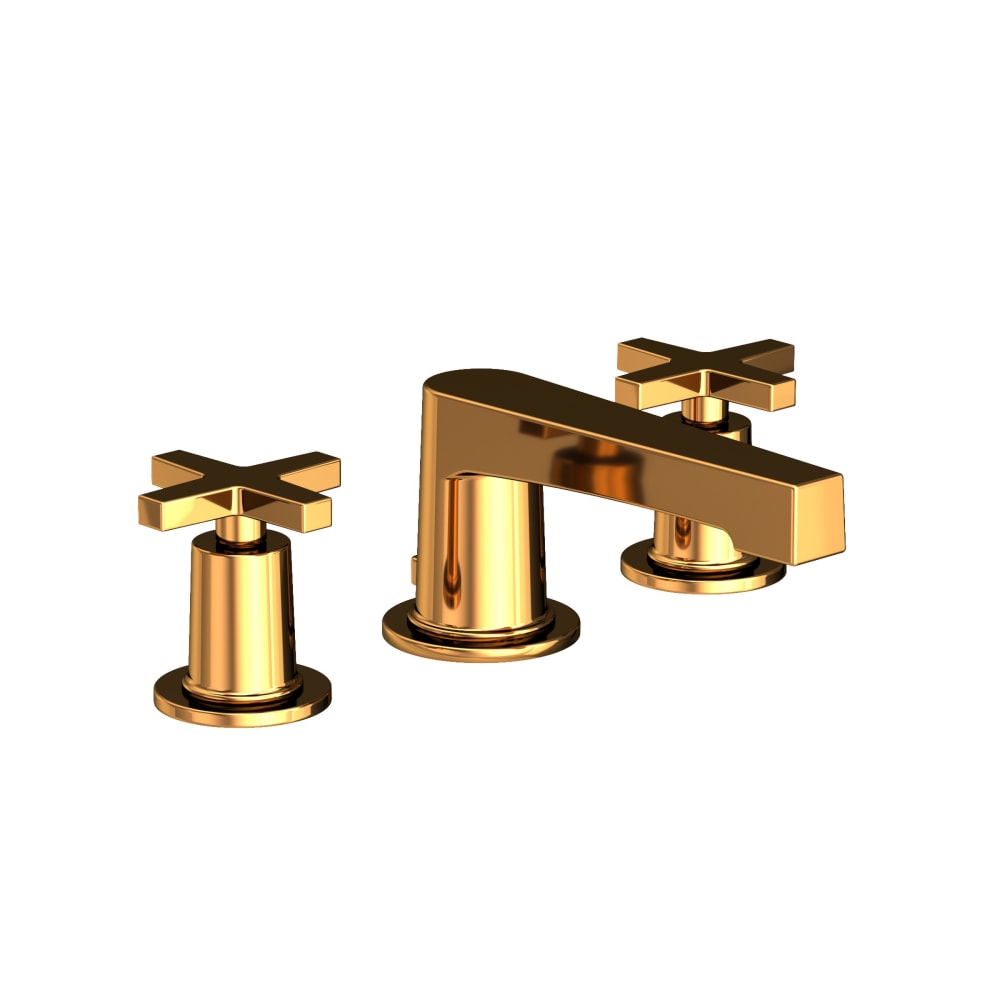 Dorrance 1.2 GPM Widespread Bathroom Faucet with Pop-Up Drain Assembly with Cross Handles