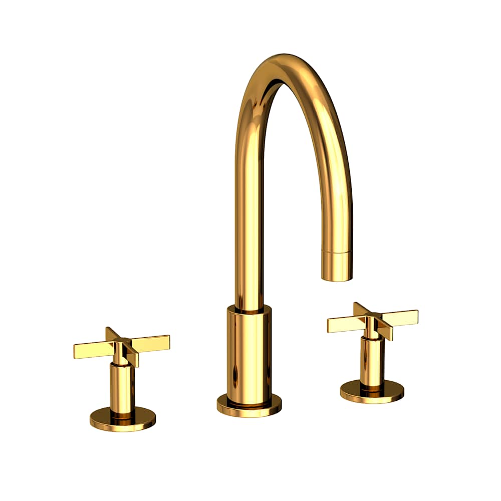 Tolmin 1.2 GPM Widespread Bathroom Faucet with Cross Handles
