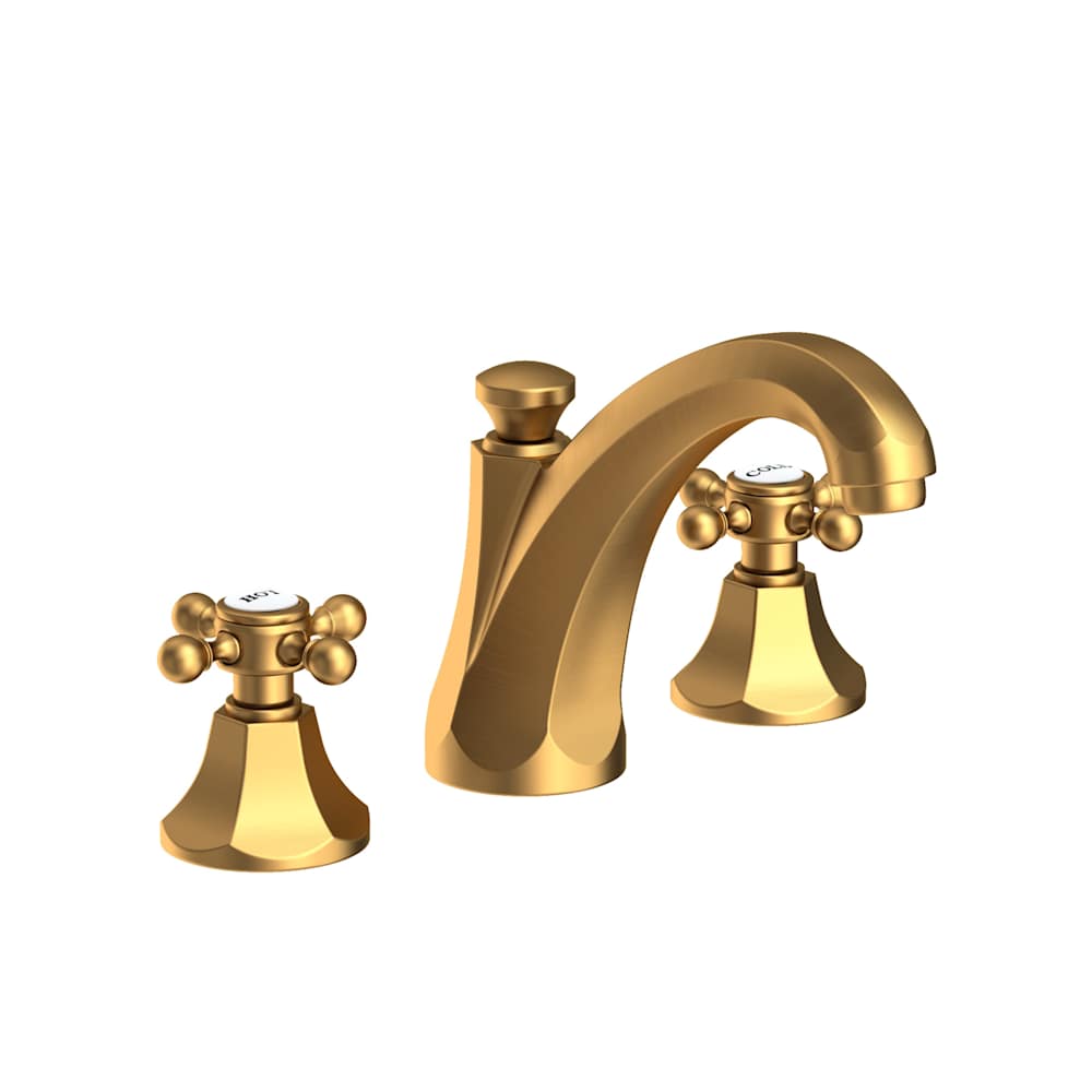 Metropole 1.2 GPM Widespread Bathroom Faucet with Pop-Up Drain Assembly and Cross Handles