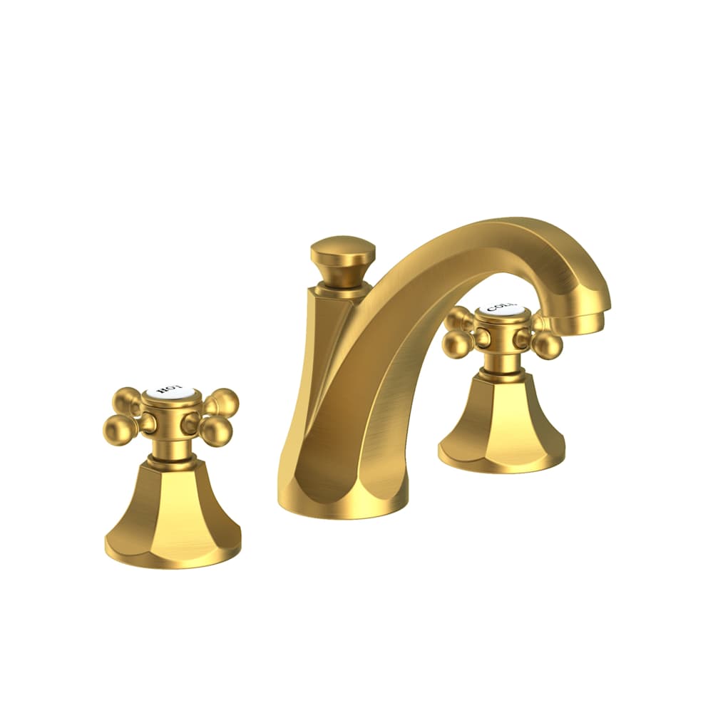 Metropole 1.2 GPM Widespread Bathroom Faucet with Pop-Up Drain Assembly and Cross Handles