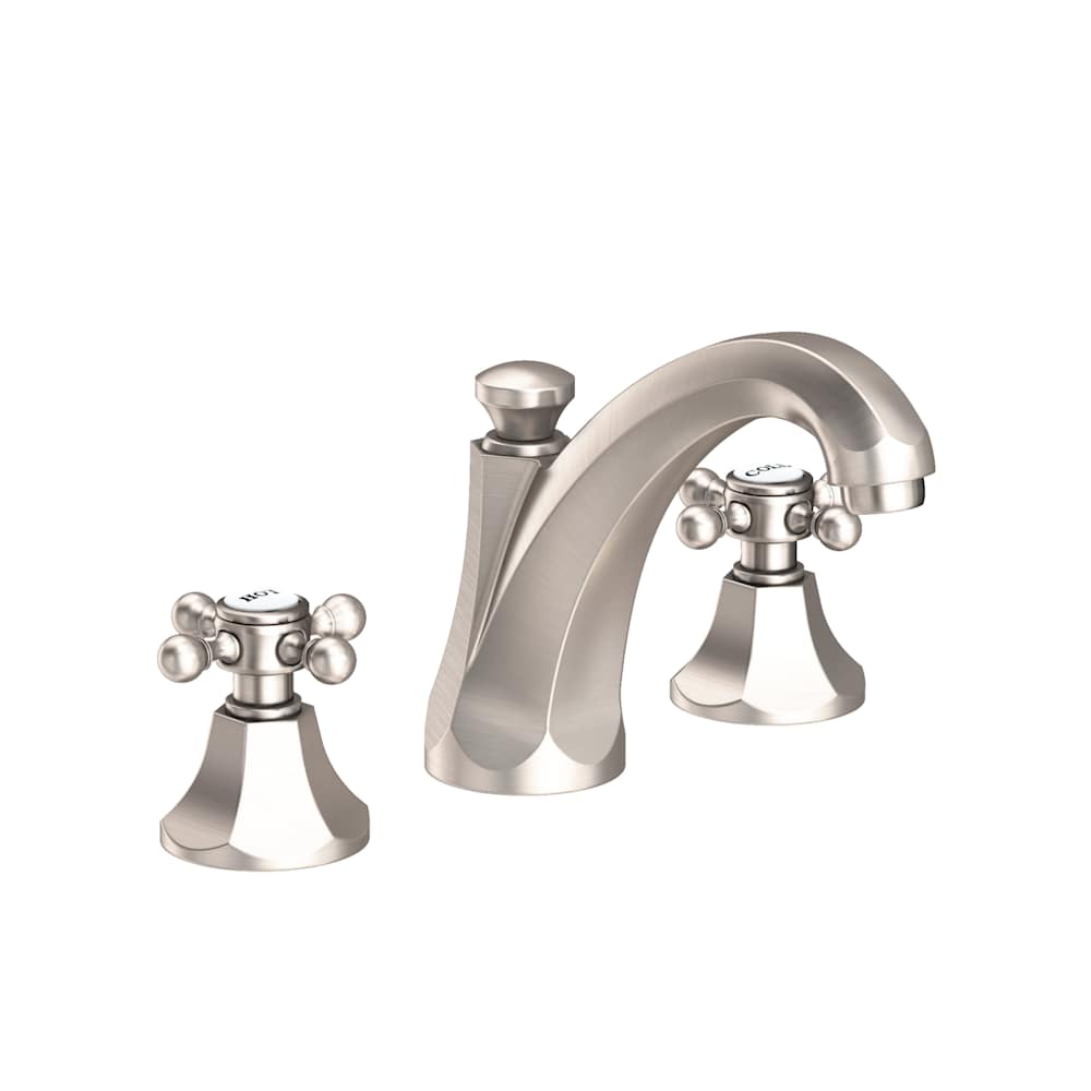 Metropole 1.2 GPM Widespread Bathroom Faucet with Pop-Up Drain Assembly and Cross Handles