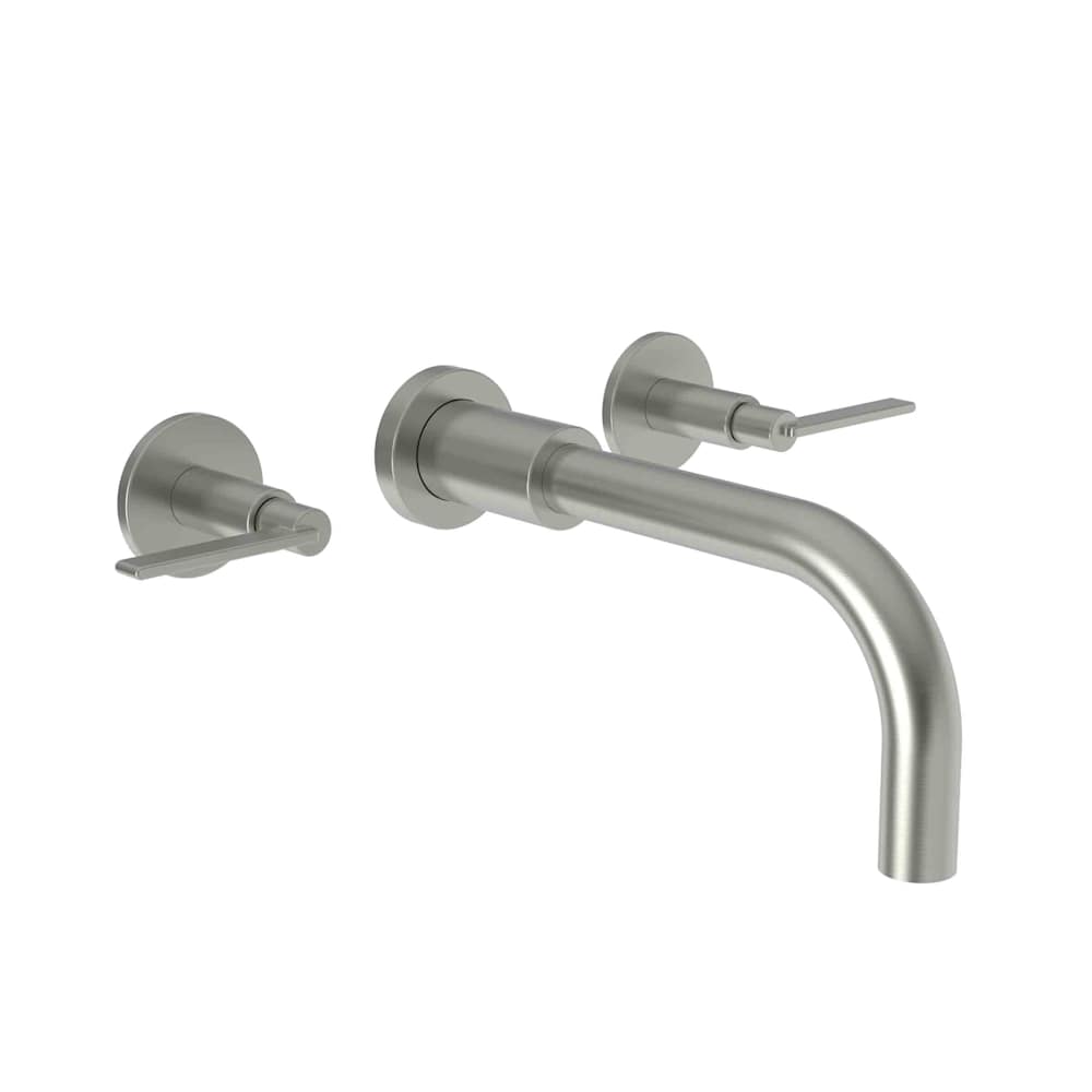 Tolmin 1.2 GPM Wall Mounted Widespread Bathroom Faucet with Lever Handles