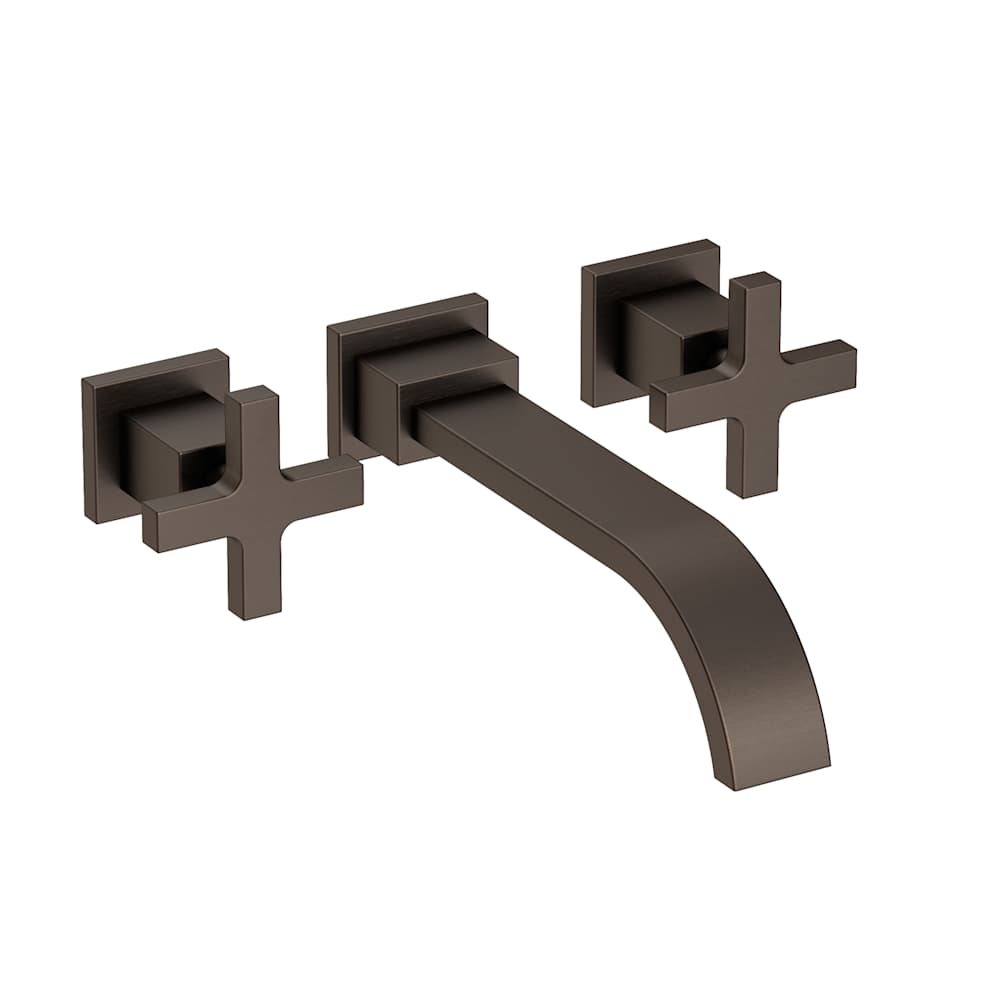 Secant 1.2 GPM Wall Mounted Widespread Bathroom Faucet