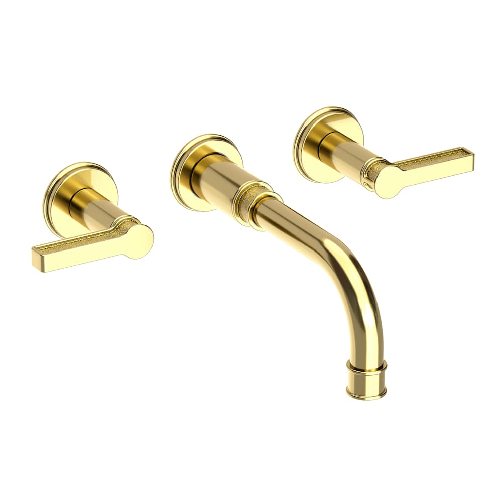 Griffey 1.2 GPM Wall Mounted Widespread Bathroom Faucet with Lever Handles