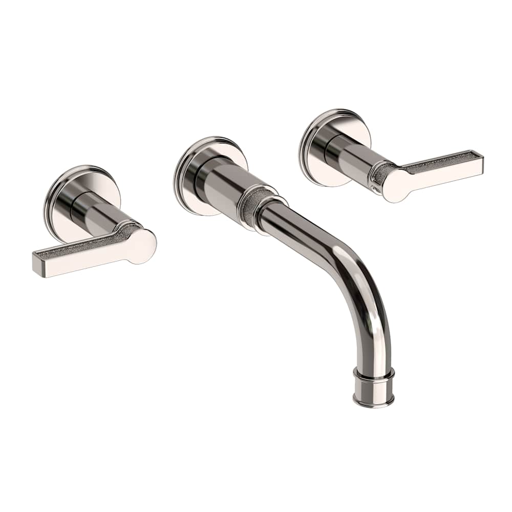 Griffey 1.2 GPM Wall Mounted Widespread Bathroom Faucet with Lever Handles