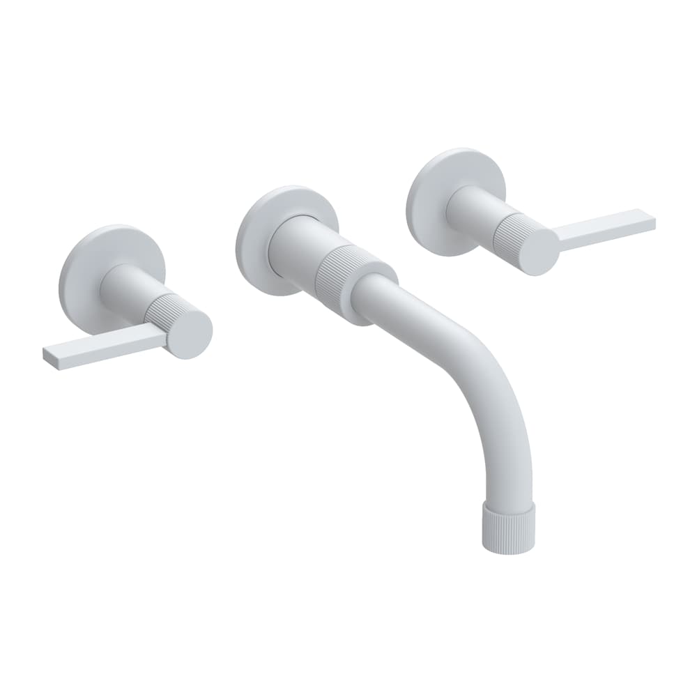 Pardees 1.2 GPM Wall Mounted Widespread Bathroom Faucet with Lever Handles