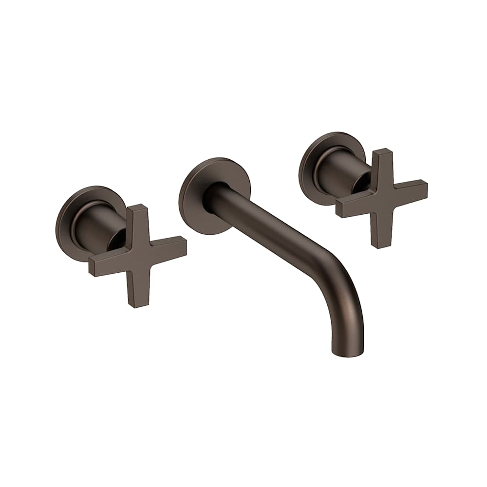 Dorrance 1.2 GPM Wall Mounted Widespread Bathroom Faucet with Cross Handles