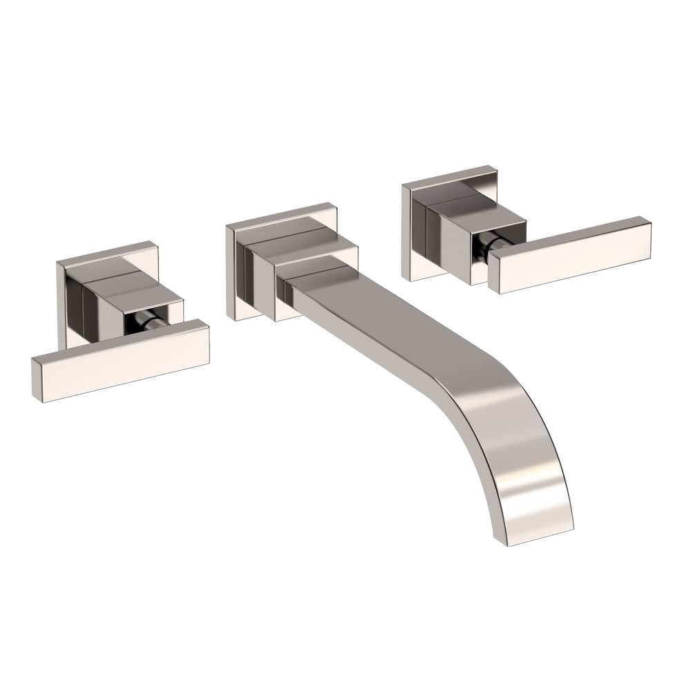 Secant 1.2 GPM Wall Mounted Widespread Bathroom Faucet