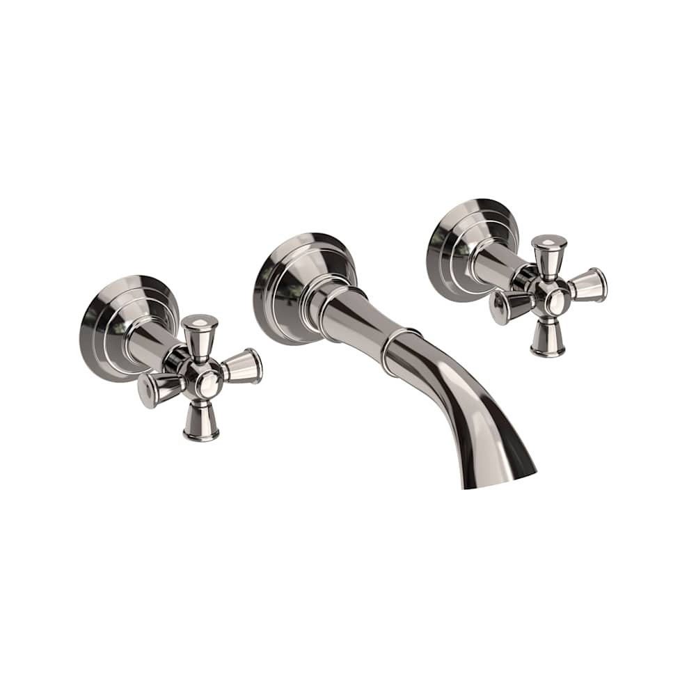 Aylesbury 1.2 GPM Wall Mounted Widespread Bathroom Faucet