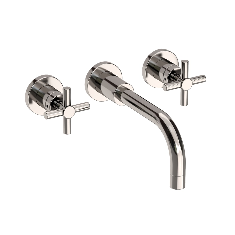 East Linear 1.2 GPM Wall Mounted Widespread Bathroom Faucet