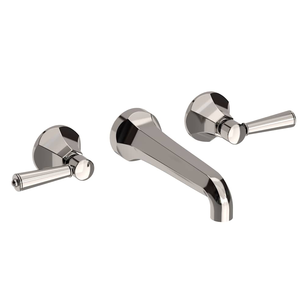 Metropole 1.2 GPM Wall Mounted Widespread Bathroom Faucet with Lever Handle