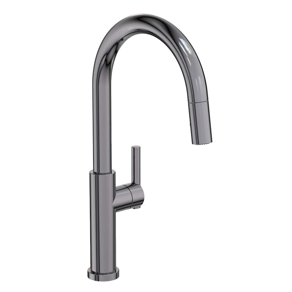 East Linear 1.8 GPM Single Hole Pull Down Kitchen Faucet