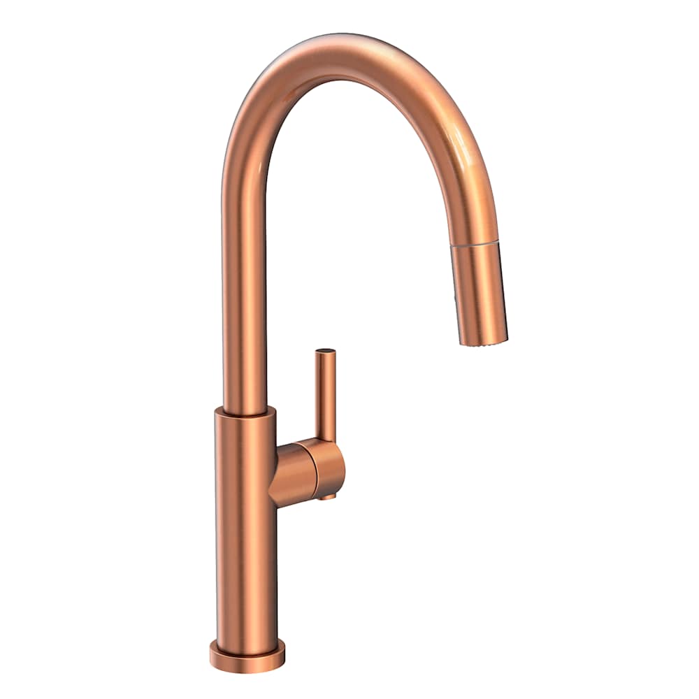 East Linear 1.8 GPM Single Hole Pull Down Kitchen Faucet