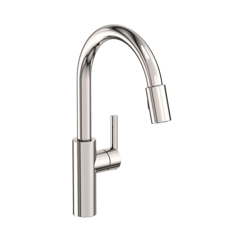 East Linear 1.8 GPM Single Hole Pull Down Kitchen Faucet