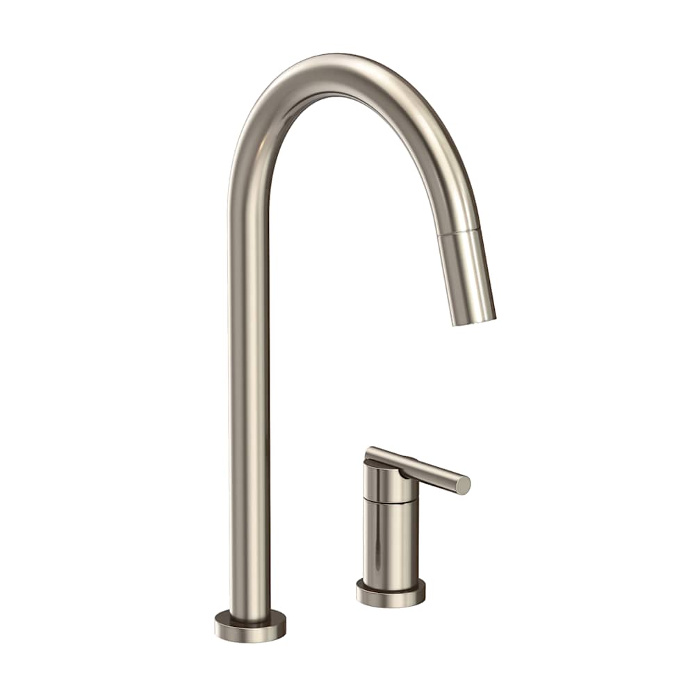 East Linear 1.8 GPM Widespread Pull Down Kitchen Faucet