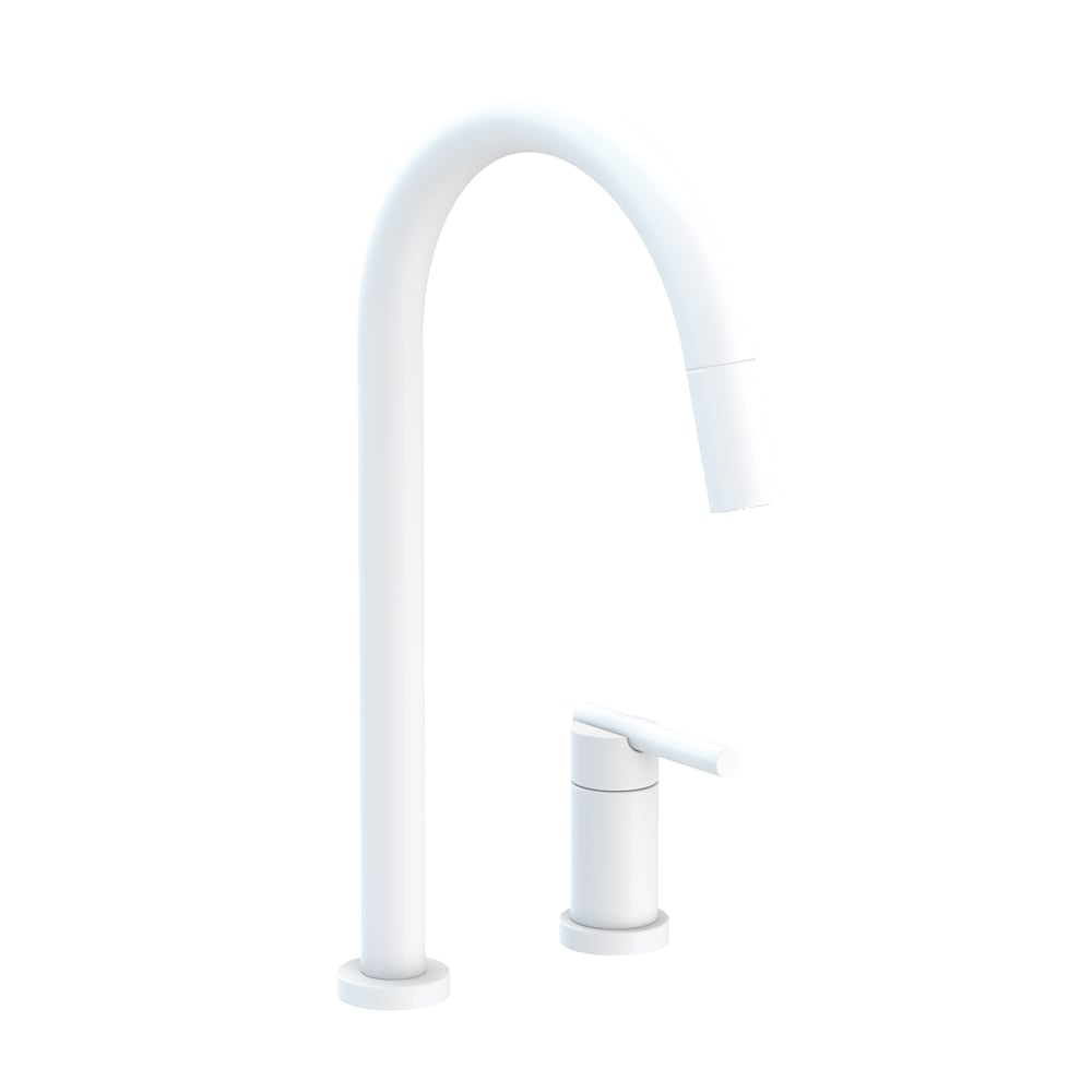 East Linear 1.8 GPM Widespread Pull Down Kitchen Faucet