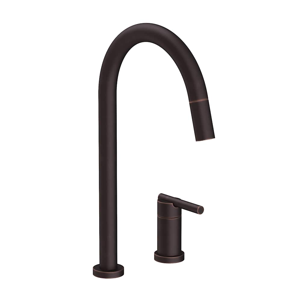 East Linear 1.8 GPM Widespread Pull Down Kitchen Faucet