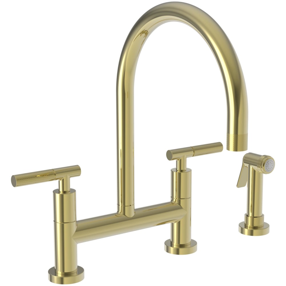 Muncy 1.8 GPM Widespread Bridge Kitchen Faucet - Includes Side Spray