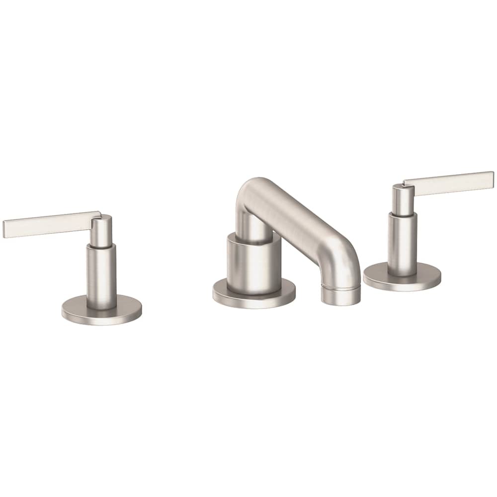 Tolmin 1.2 GPM Widespread Bathroom Faucet with Lever Handles and Angled Spout