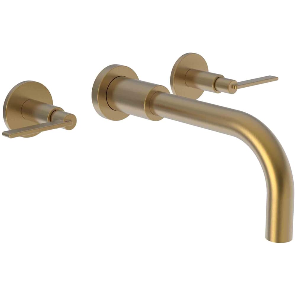 Tolmin 1.2 GPM Wall Mounted Widespread Bathroom Faucet with Lever Handles