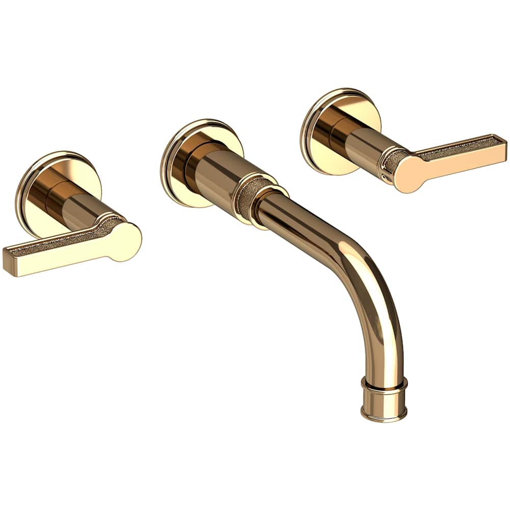 Griffey 1.2 GPM Wall Mounted Widespread Bathroom Faucet with Lever Handles
