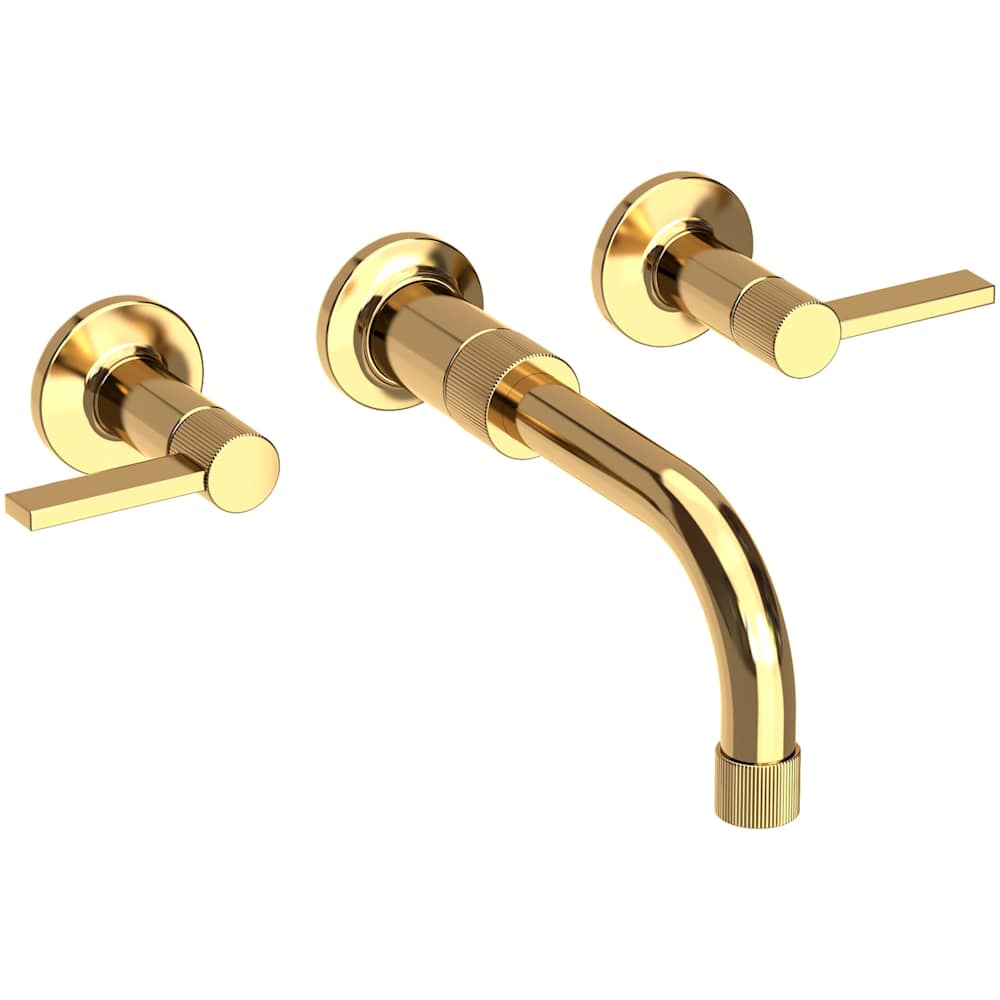 Pardees 1.2 GPM Wall Mounted Widespread Bathroom Faucet with Lever Handles