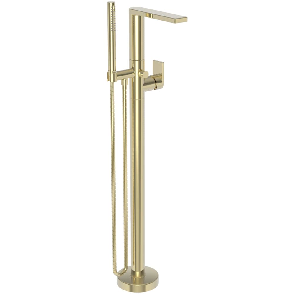Skylar Floor Mounted Tub Filler with Built-In Diverter - Includes Hand Shower