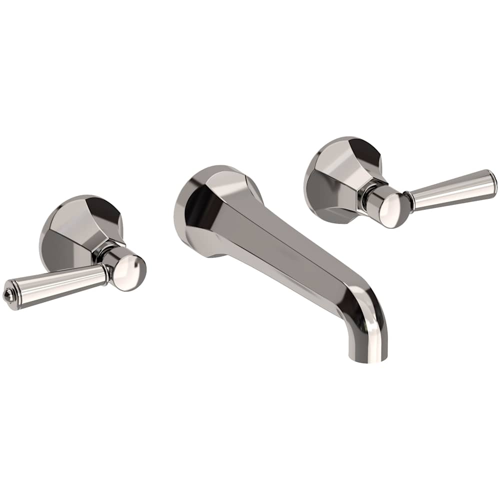 Metropole 1.2 GPM Wall Mounted Widespread Bathroom Faucet with Lever Handle