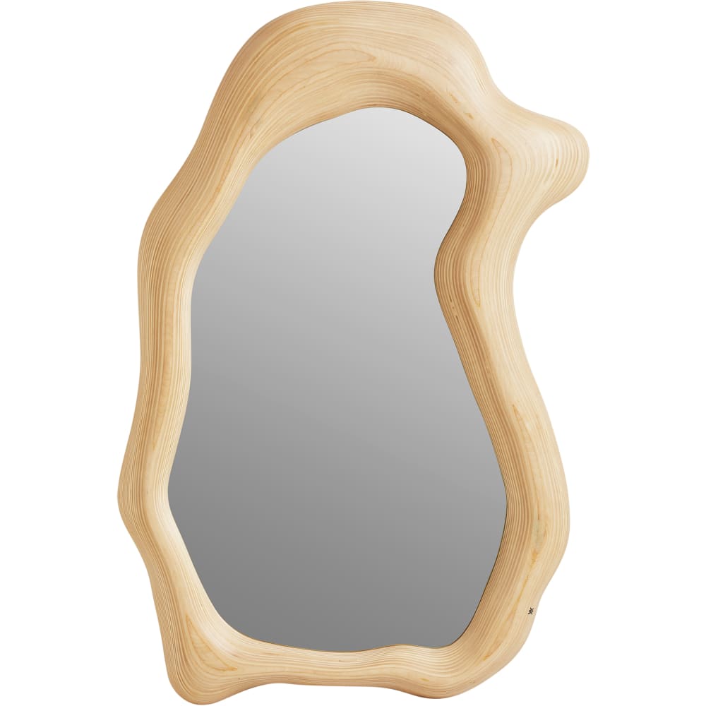 Landshapes by Daniel Arsham 26-11/16"W x 38-11/16"H Specialty Flat Wood Framed Wall Mounted Bathroom Mirror