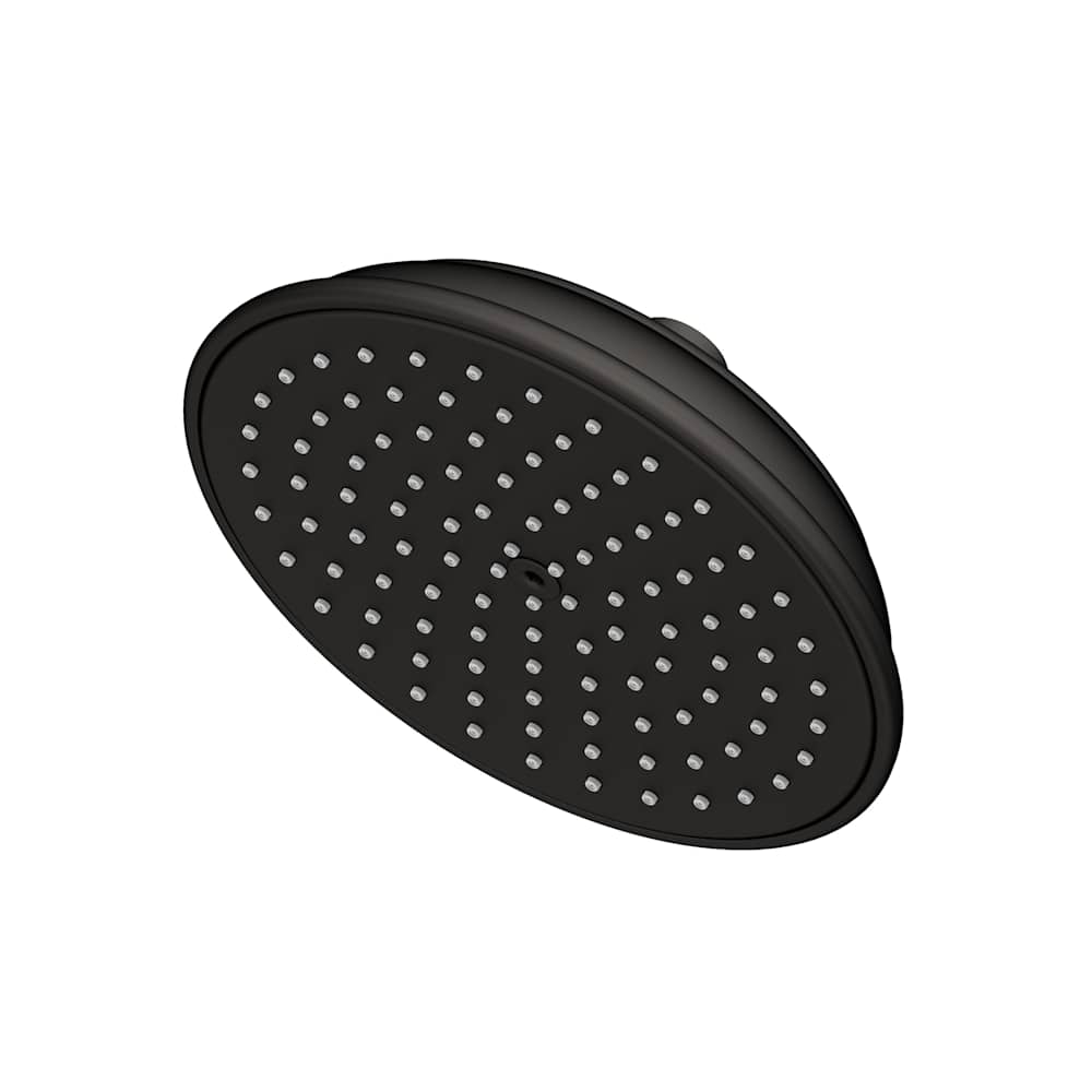 Tub and Shower 1.8 GPM Single Function Rain Shower Head with Installation Hardware Included
