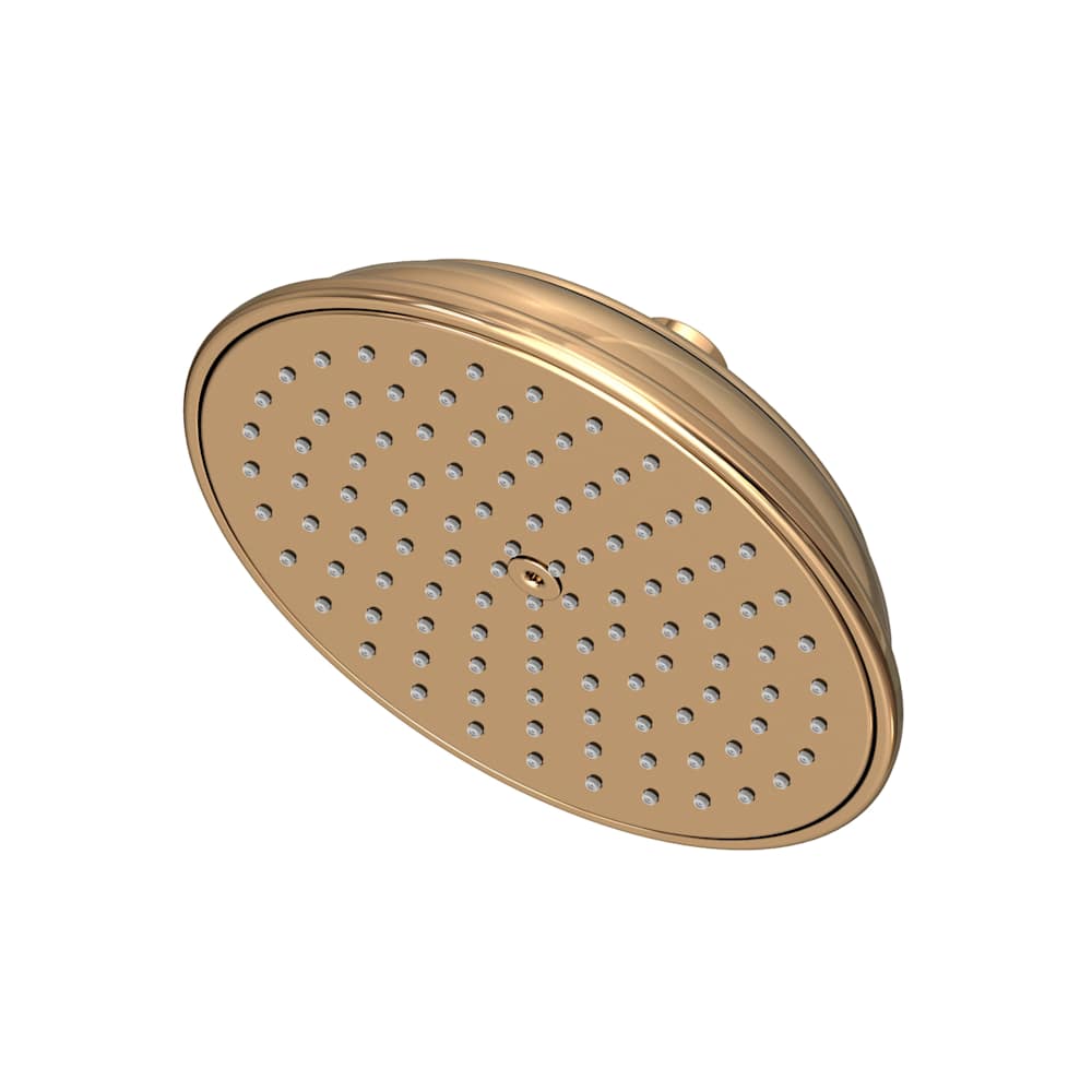Tub and Shower 1.8 GPM Single Function Rain Shower Head with Installation Hardware Included