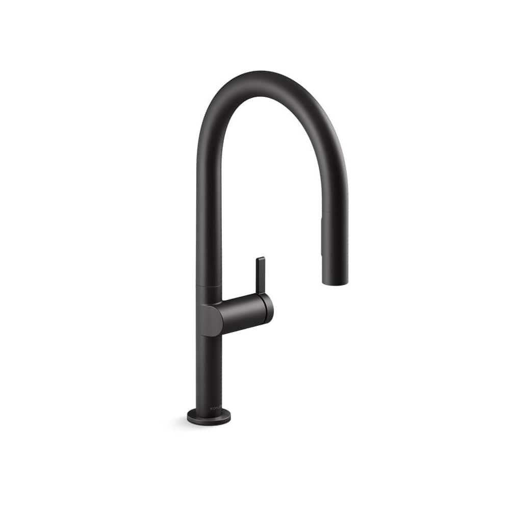 Components Touchless Pull-Down Kitchen Sink Faucet with Two-Function Sprayhead