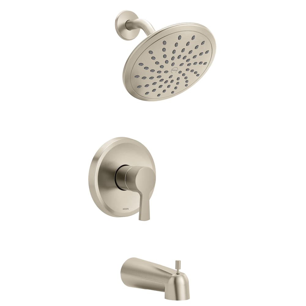 Moen Single Handle Posi-Temp Pressure Balanced Shower Trim with 1.75 GPM Shower Head from the Align Collection (Less Valve) Matte Black