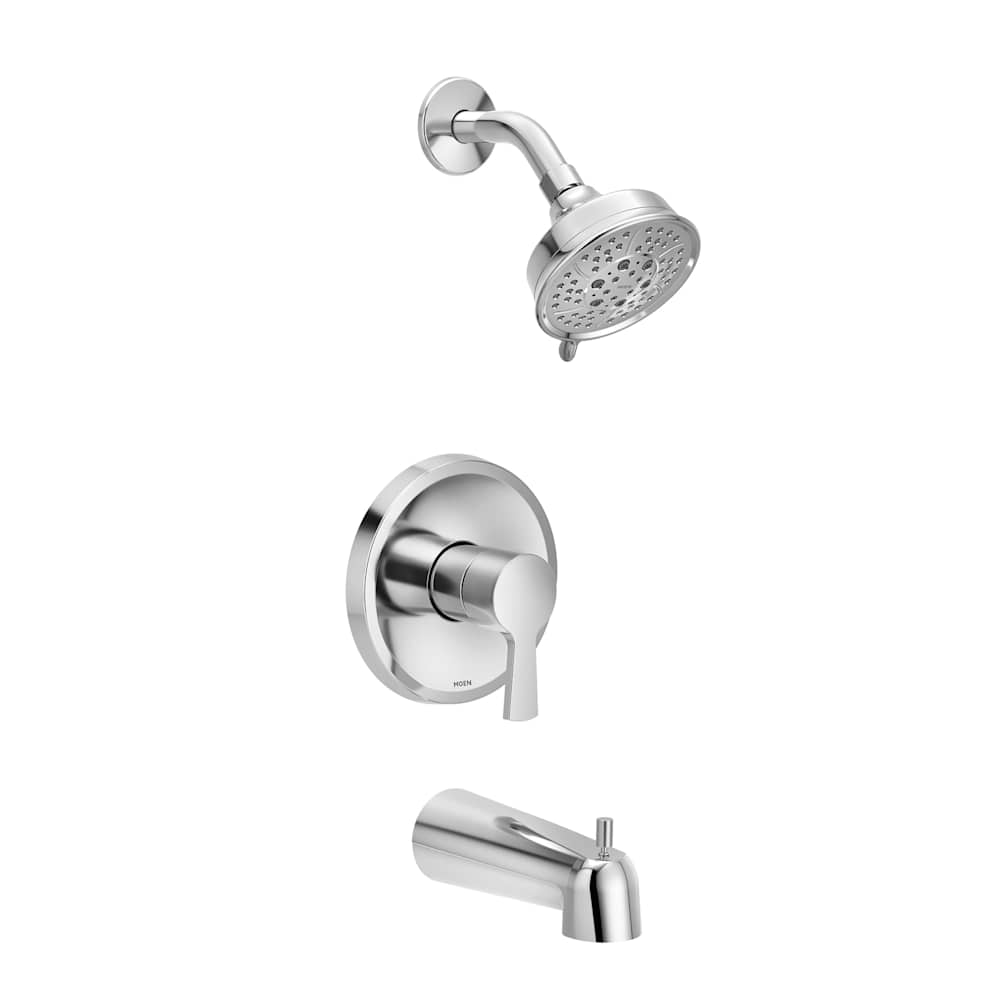Moen Single Handle Posi-Temp Pressure Balanced Shower Trim with 2.5 GPM Shower Head from the Align Collection (Less Valve) Chrome