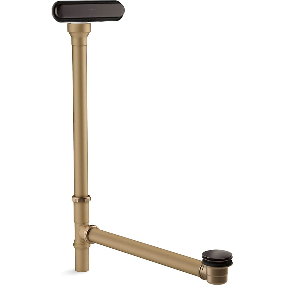 Clearflo 1-1/2" Toe-Tap Tub Drain Kit - with Brass Slotted Overflow