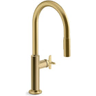 Vibrant Brushed Moderne Brass