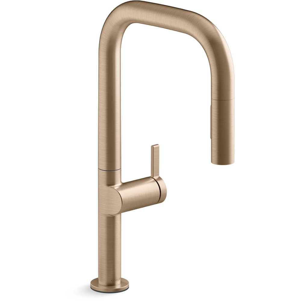 Components 1.5 GPM Single Hole Pre-Rinse Pull Down Kitchen Faucet