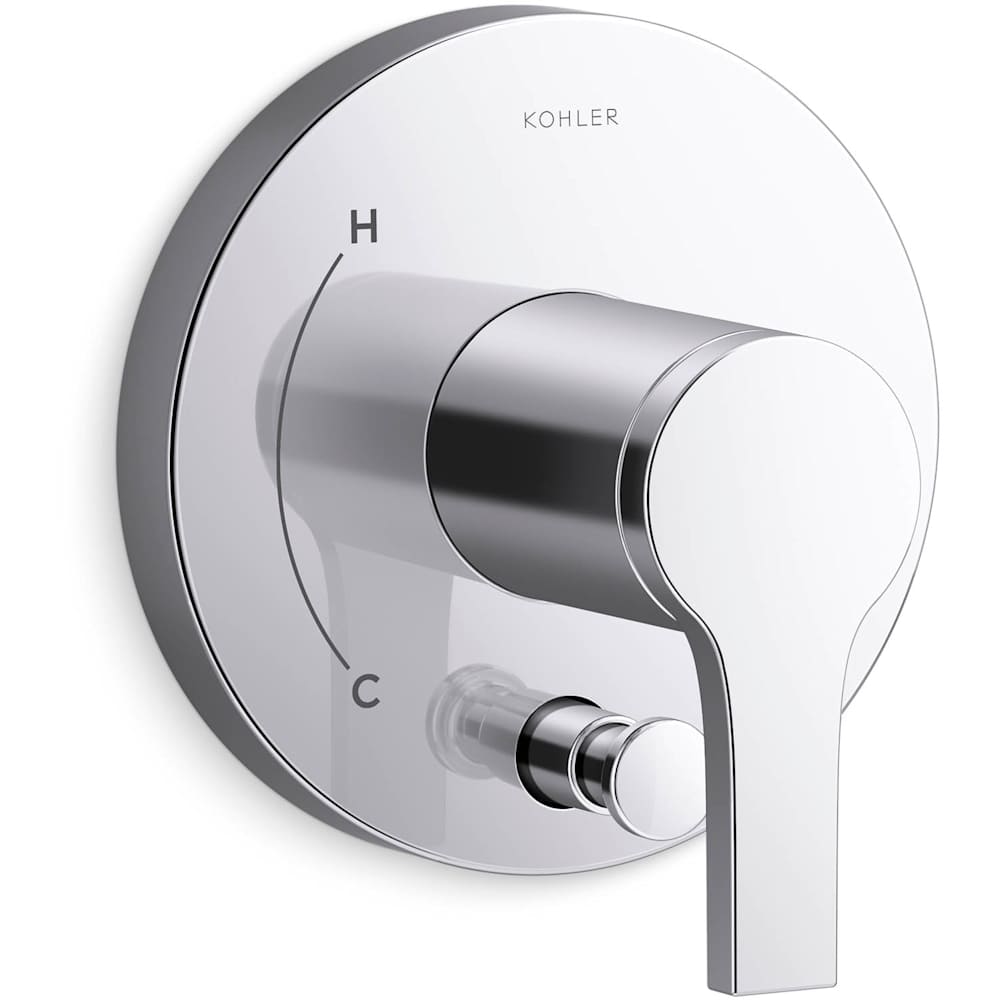Elate Two Function Pressure Balanced Valve Trim Only with Single Lever Handle and Integrated Diverter - Less Rough In
