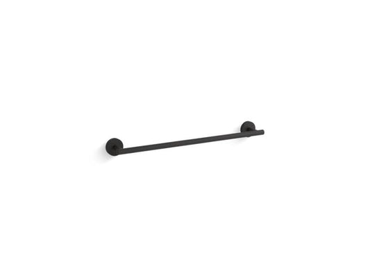 Kohler K-27286-BL Elate 18" Towel Bar, Matte Black