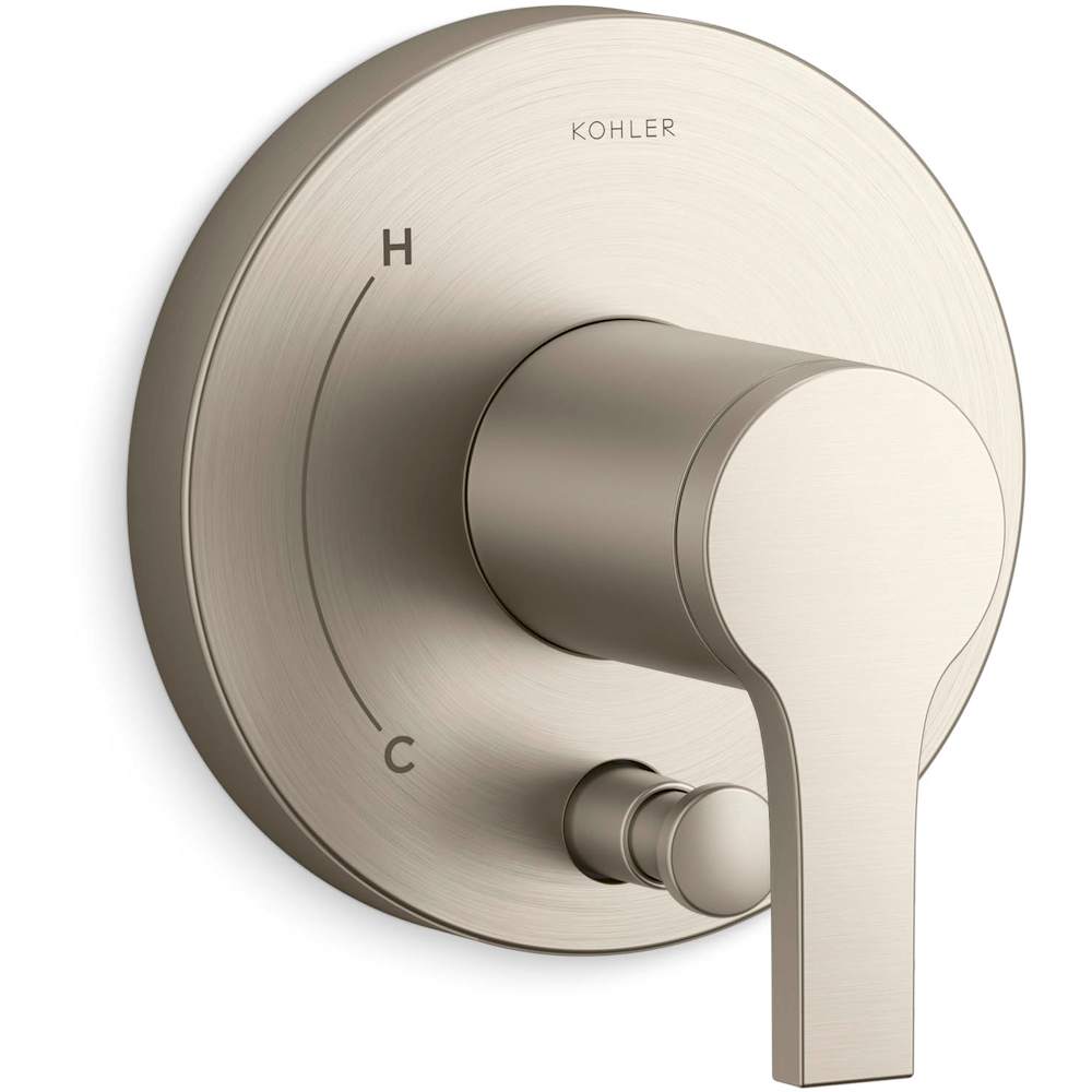 Elate Two Function Pressure Balanced Valve Trim Only with Single Lever Handle and Integrated Diverter - Less Rough In