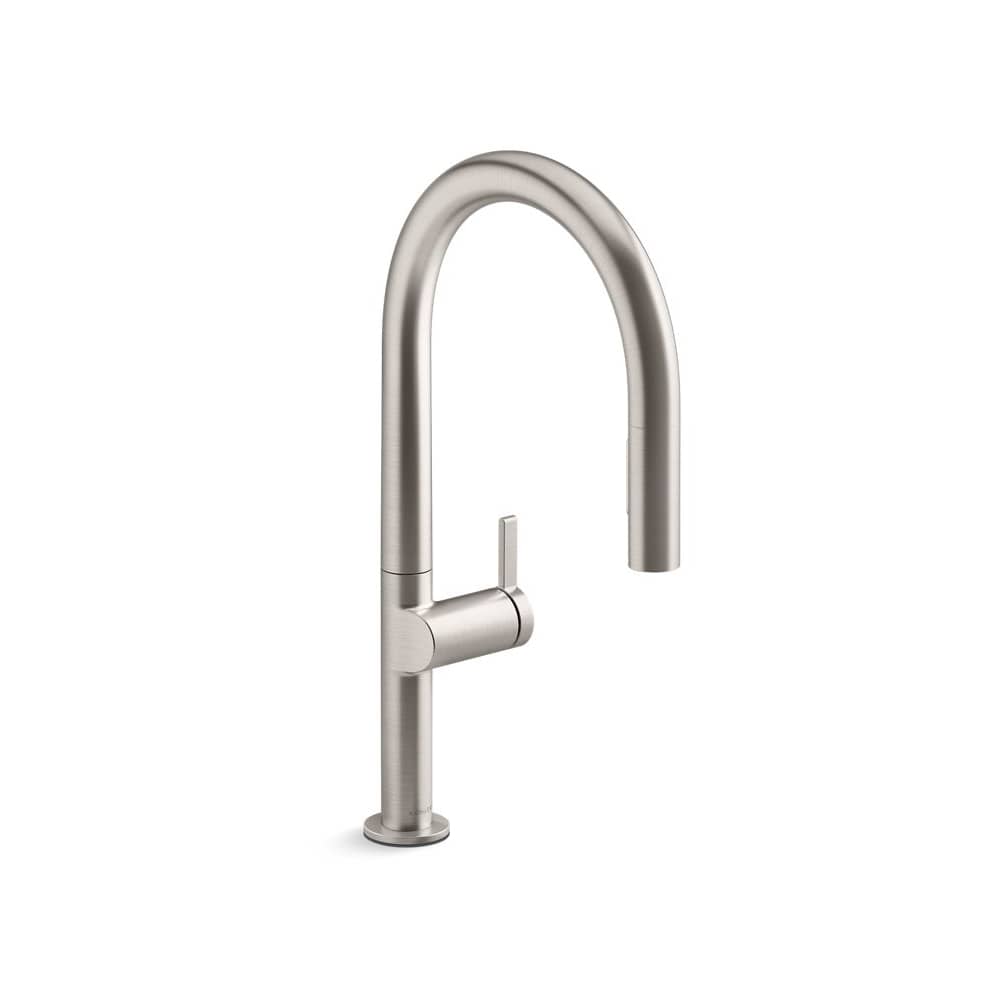 Components Touchless Pull-Down Kitchen Sink Faucet with Two-Function Sprayhead