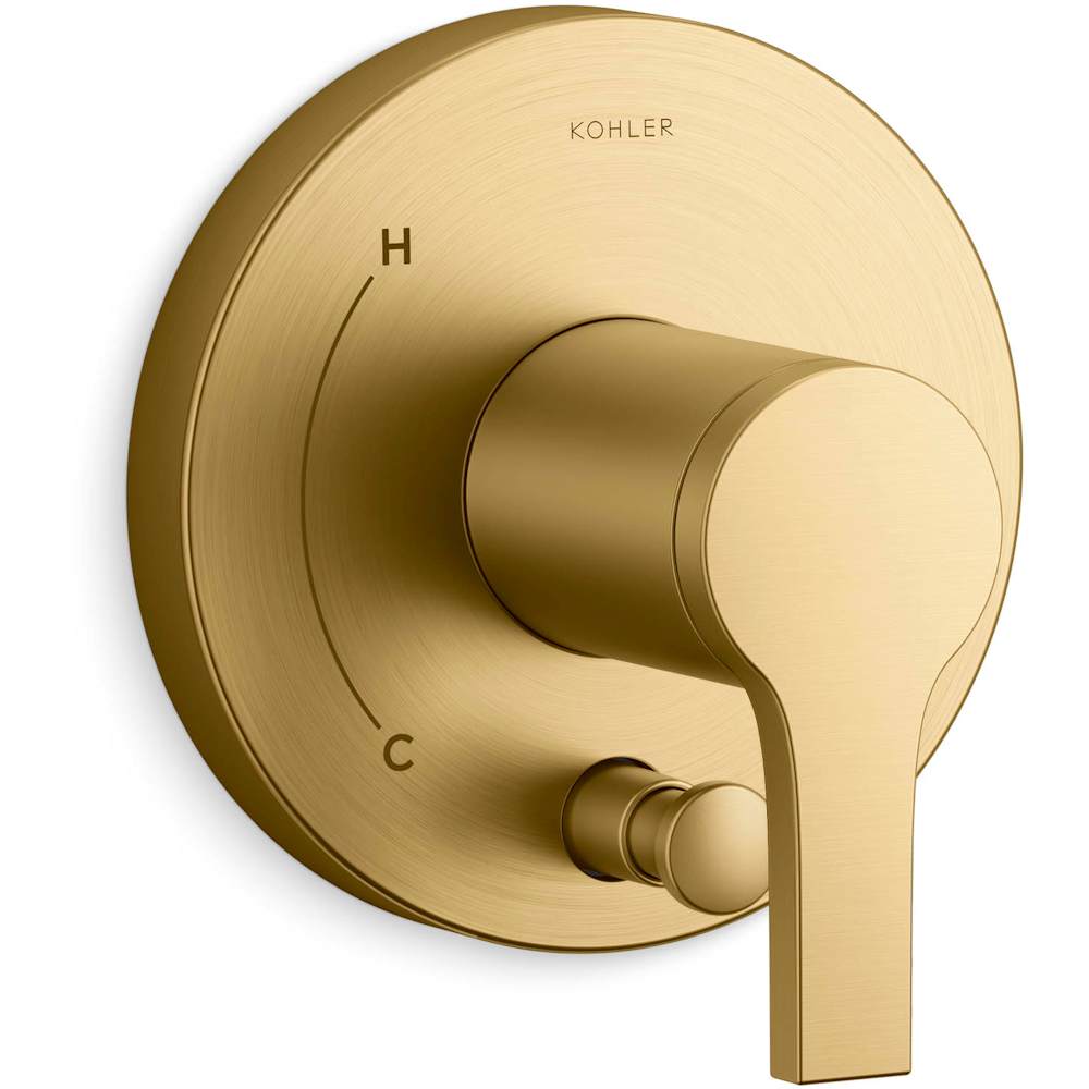 Elate Two Function Pressure Balanced Valve Trim Only with Single Lever Handle and Integrated Diverter - Less Rough In