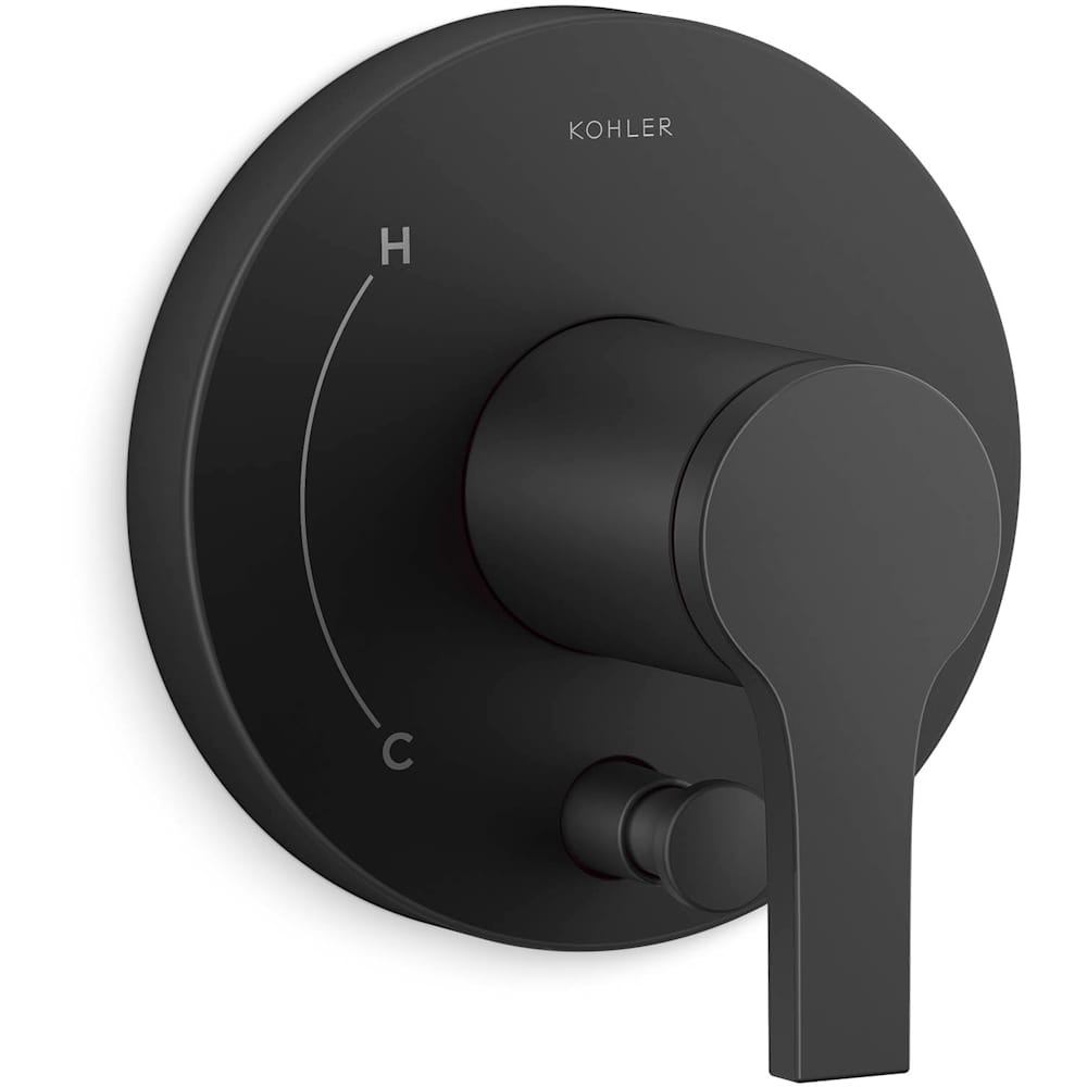 Elate Two Function Pressure Balanced Valve Trim Only with Single Lever Handle and Integrated Diverter - Less Rough In