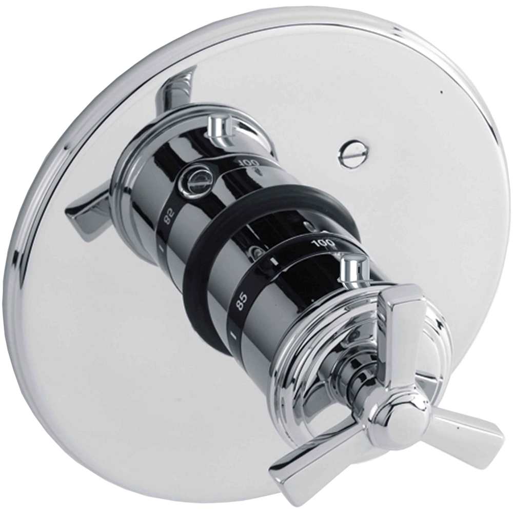 Miro Thermostatic Valve Trim Only with 1 Cross Handles - Less Rough In